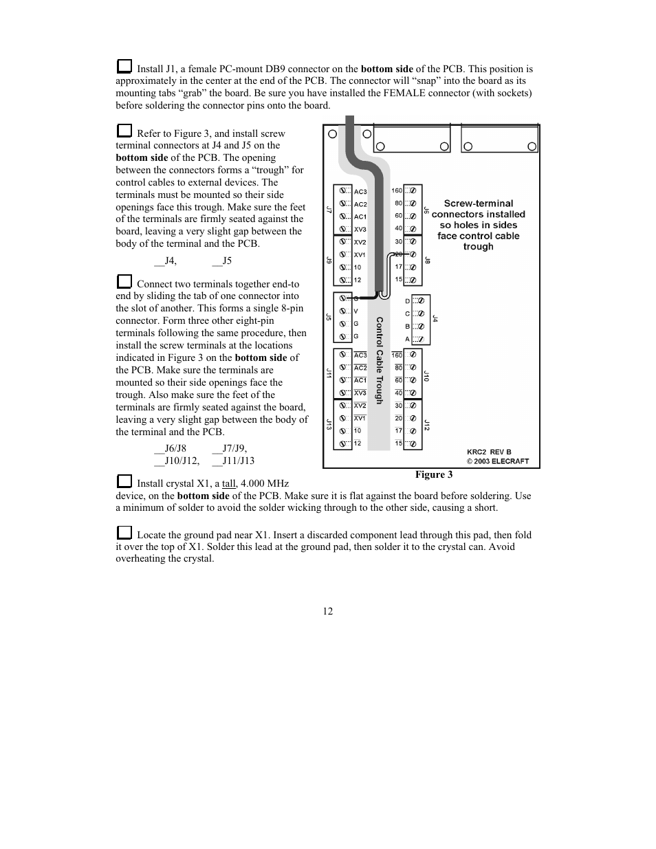 Elecraft KRC2 Manual User Manual | Page 12 / 34