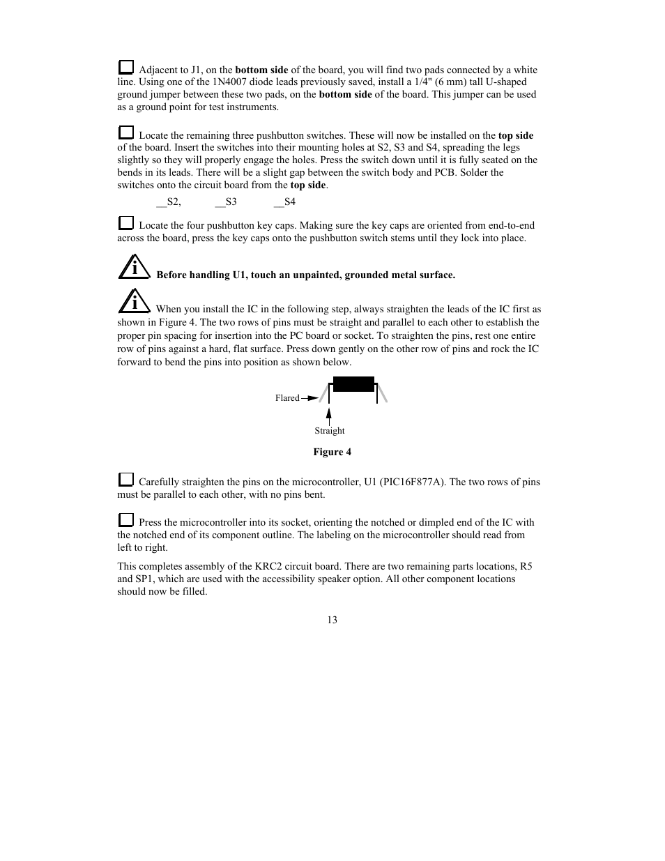 Elecraft KRC2 Manual User Manual | Page 13 / 34