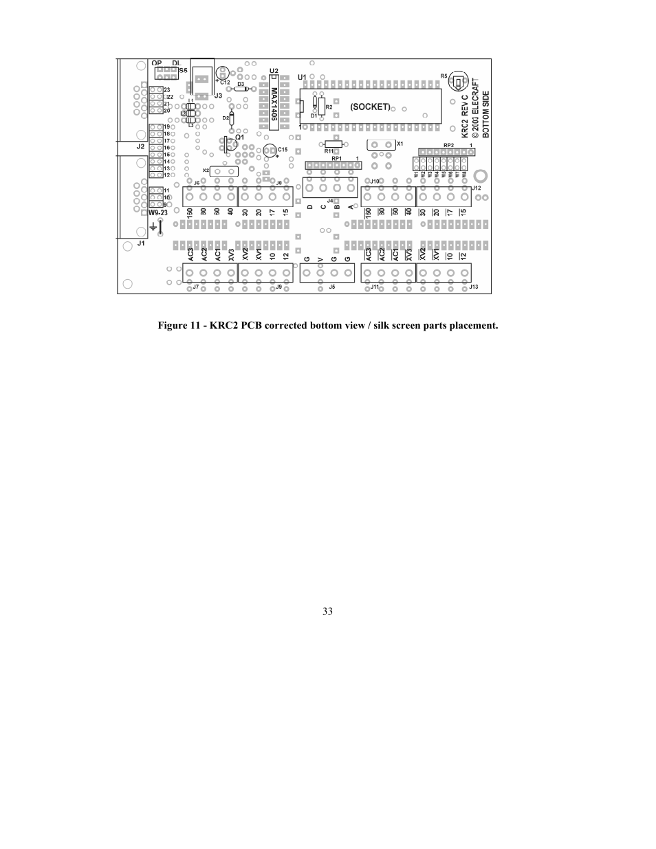 Elecraft KRC2 Manual User Manual | Page 33 / 34