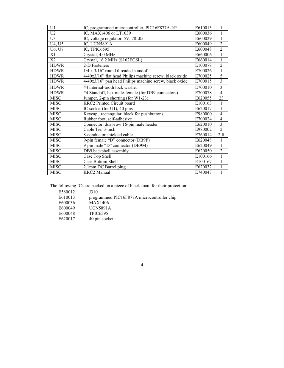 Elecraft KRC2 Manual User Manual | Page 4 / 34