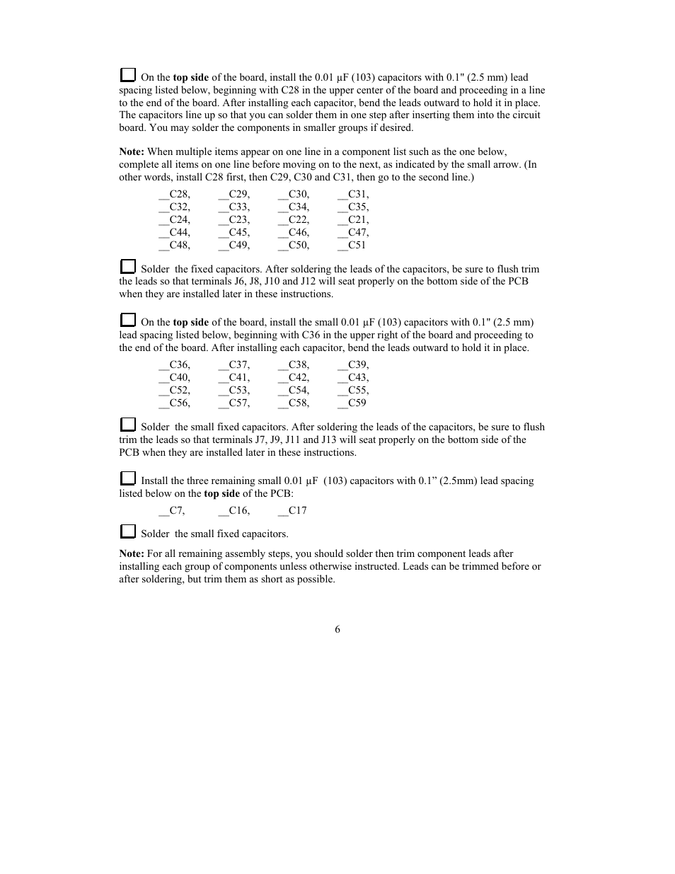 Elecraft KRC2 Manual User Manual | Page 6 / 34
