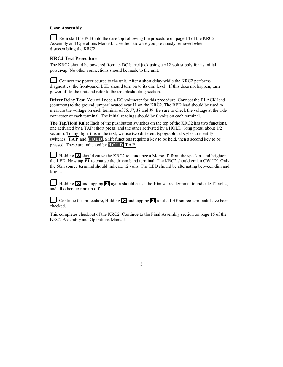 Elecraft KRC2ACC User Manual | Page 3 / 8