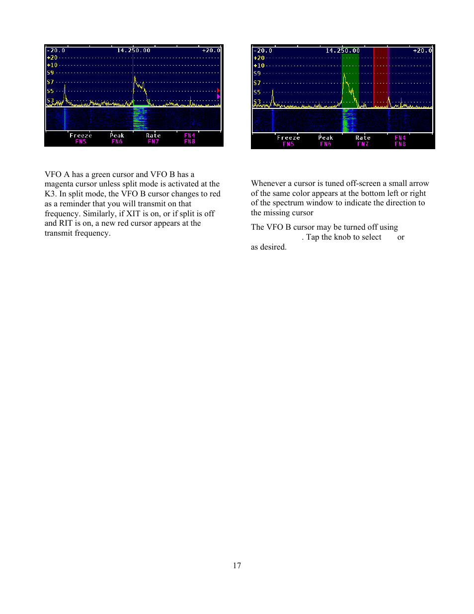 Elecraft P3 High-Performance Panadapter Manual User Manual | Page 17 / 60