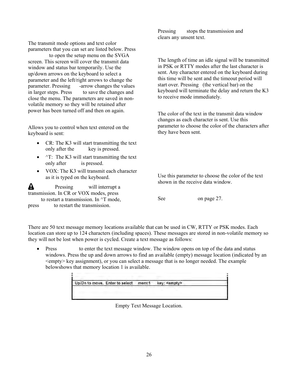 Elecraft P3 High-Performance Panadapter Manual User Manual | Page 26 / 60