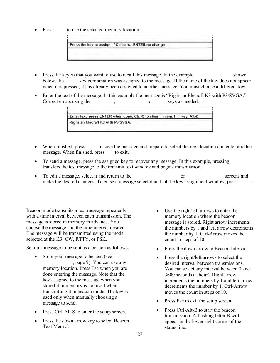 Elecraft P3 High-Performance Panadapter Manual User Manual | Page 27 / 60