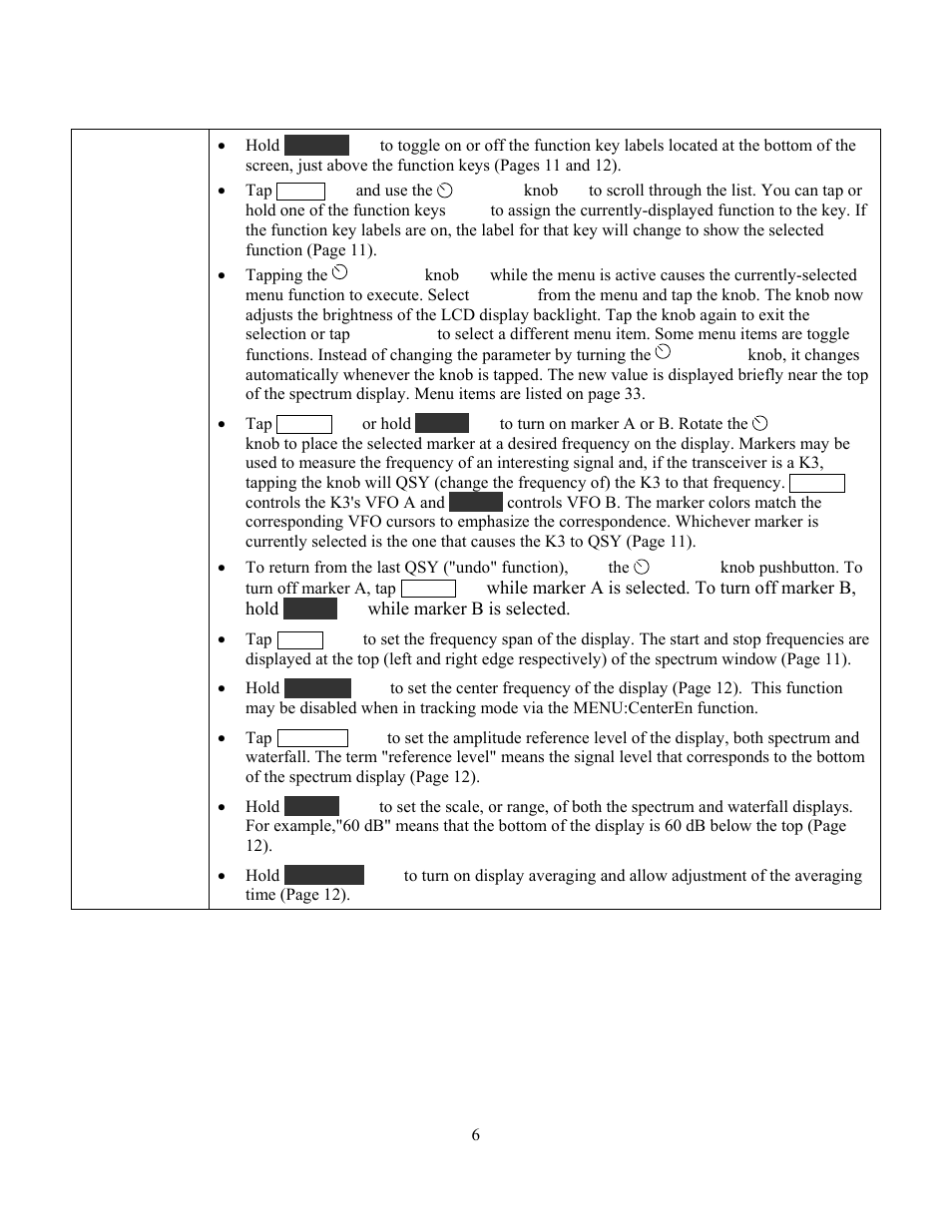 Elecraft P3 High-Performance Panadapter Manual User Manual | Page 6 / 60