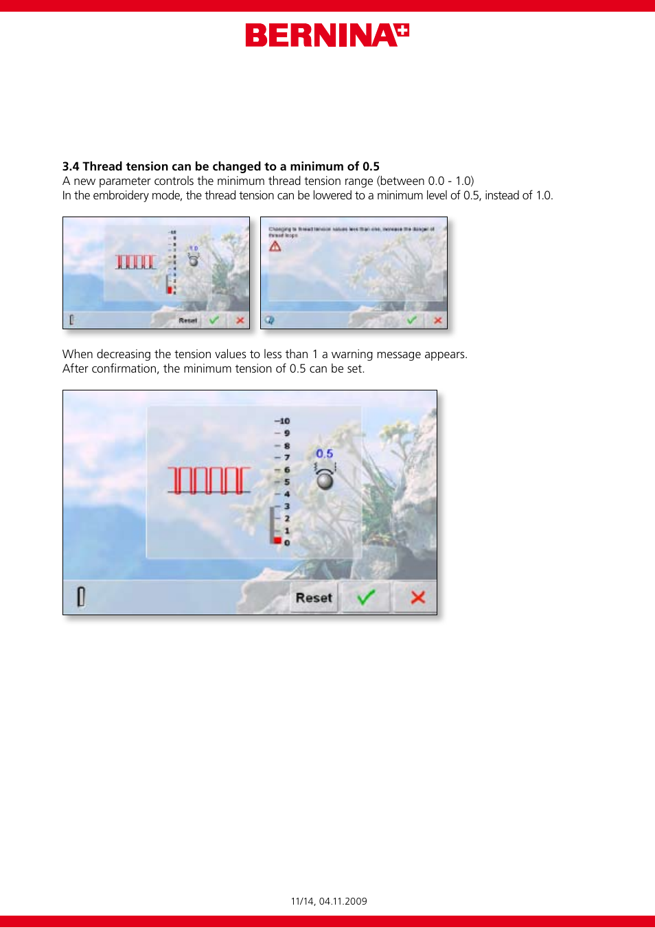 Bernina 8 SERIES V29.39.00 User Manual | Page 11 / 14