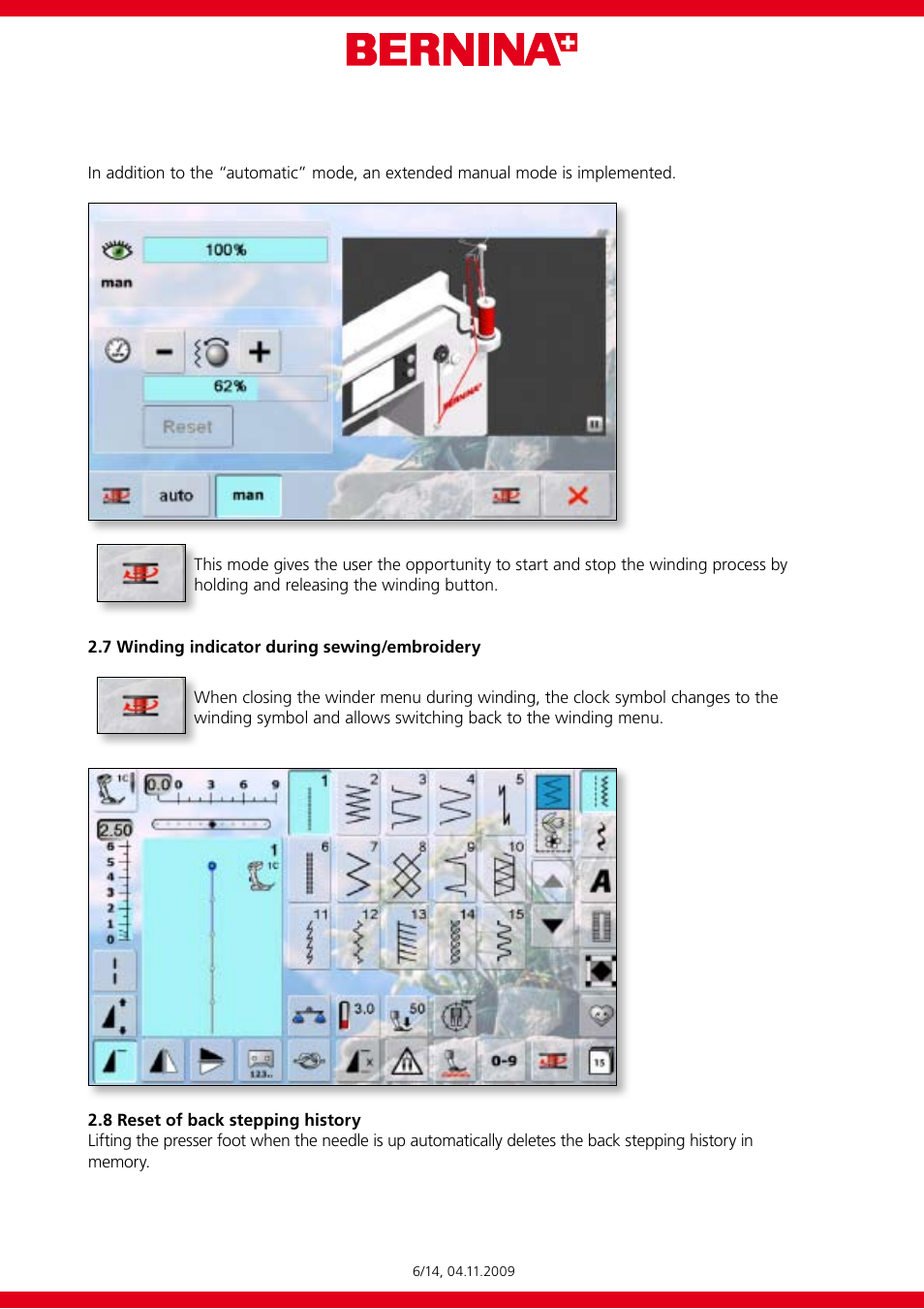 Bernina 8 SERIES V29.39.00 User Manual | Page 6 / 14