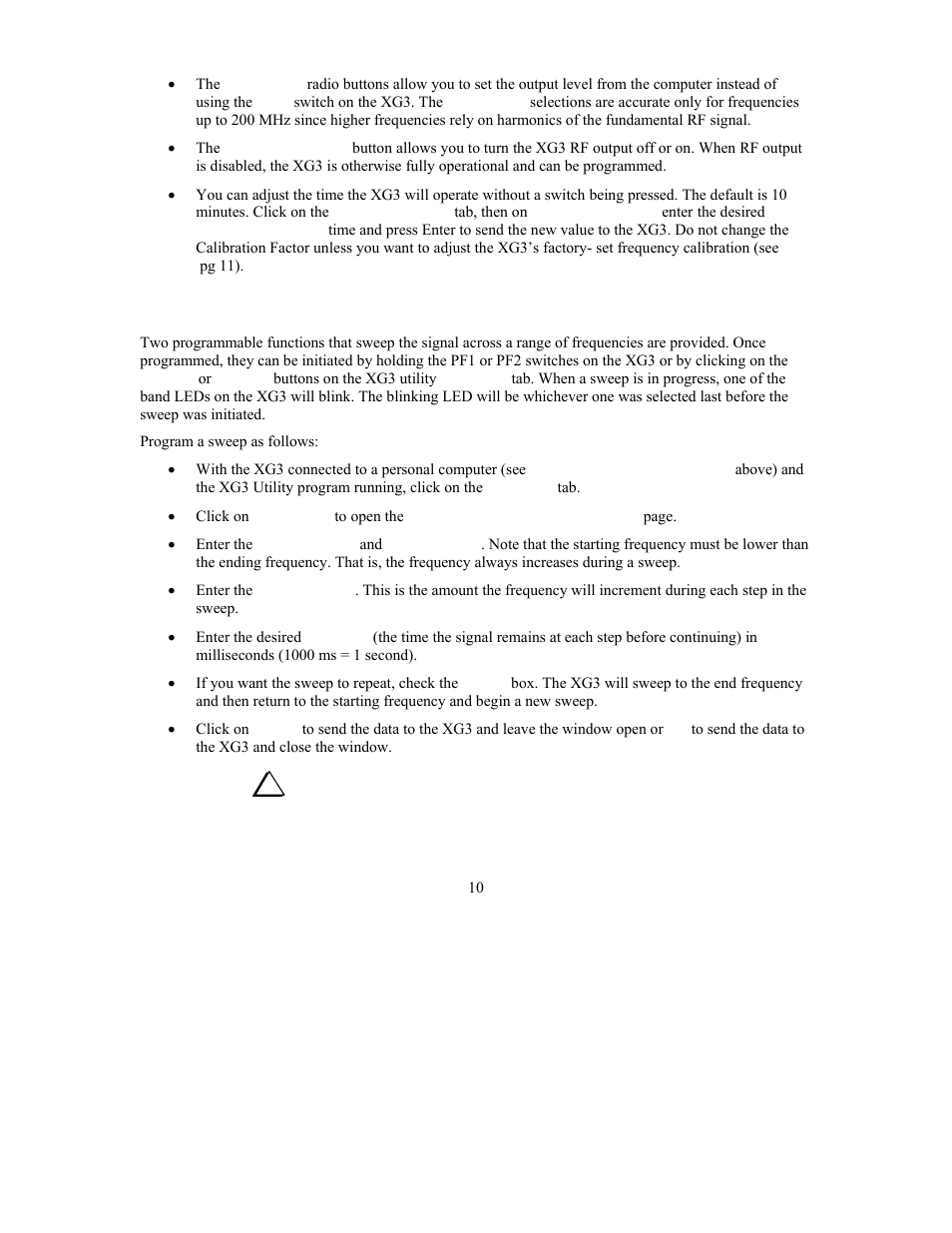 Elecraft XG3 RF User Manual | Page 10 / 31