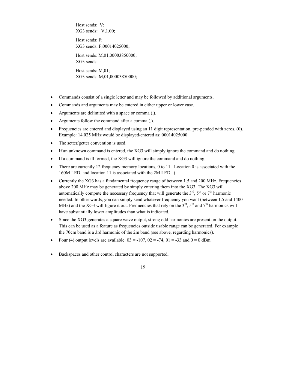 Elecraft XG3 RF User Manual | Page 19 / 31