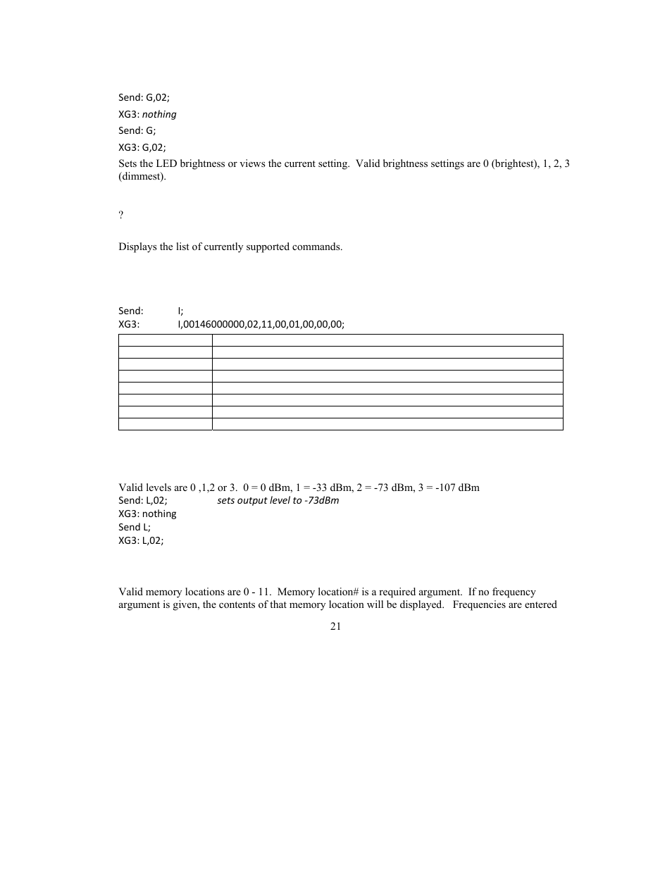 Elecraft XG3 RF User Manual | Page 21 / 31