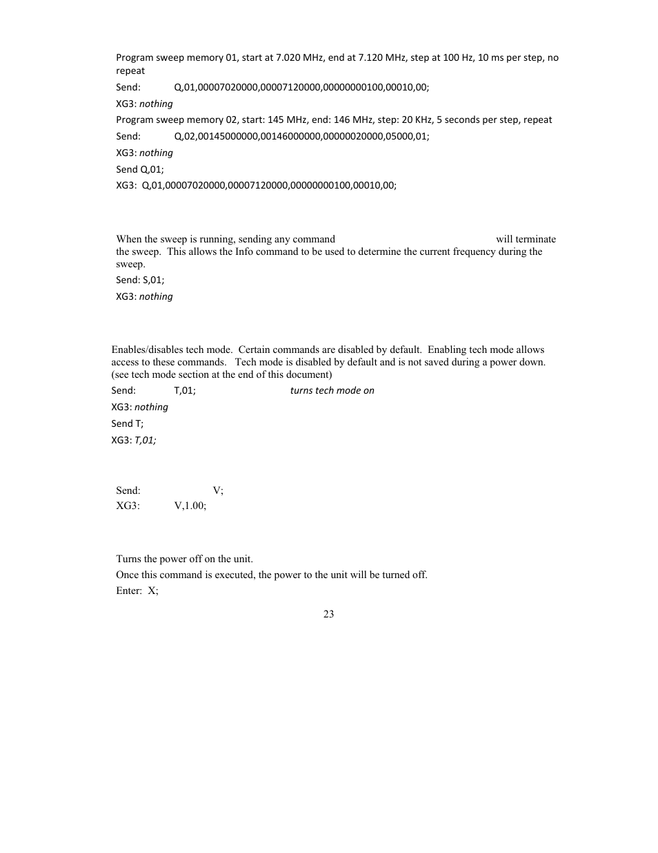 Elecraft XG3 RF User Manual | Page 23 / 31
