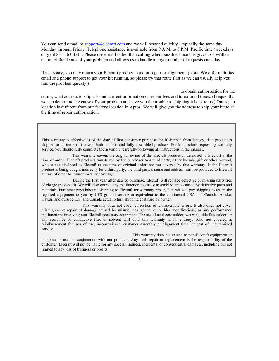 Elecraft XG3 RF User Manual | Page 6 / 31