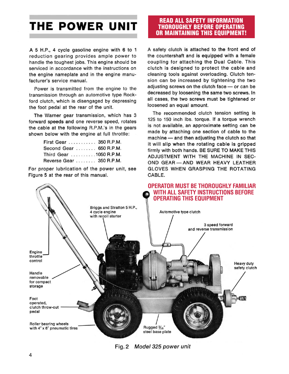Electric Eel 325 User Manual | Page 4 / 8
