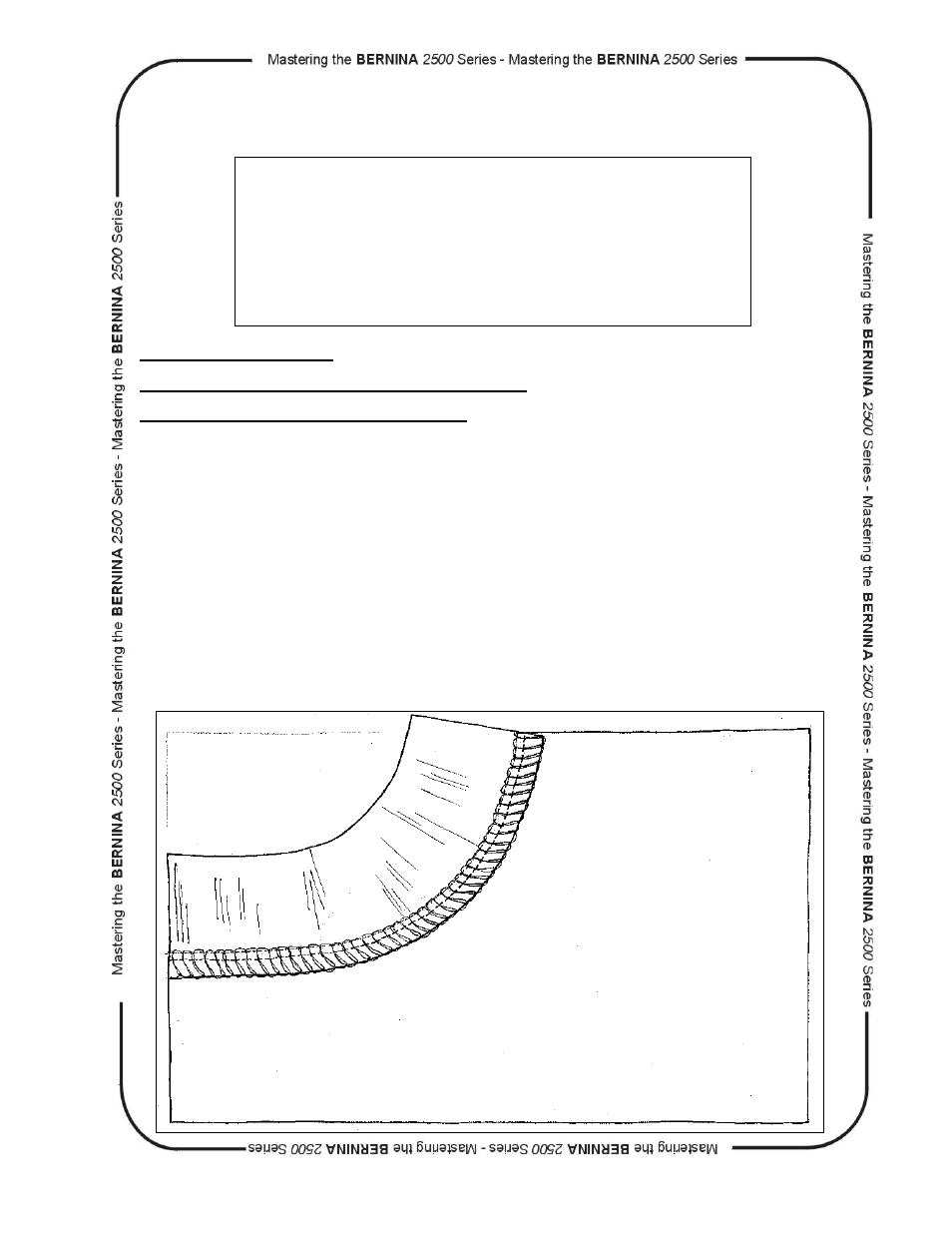 Attaching ribbing | Bernina dcet 2500 User Manual | Page 25 / 91