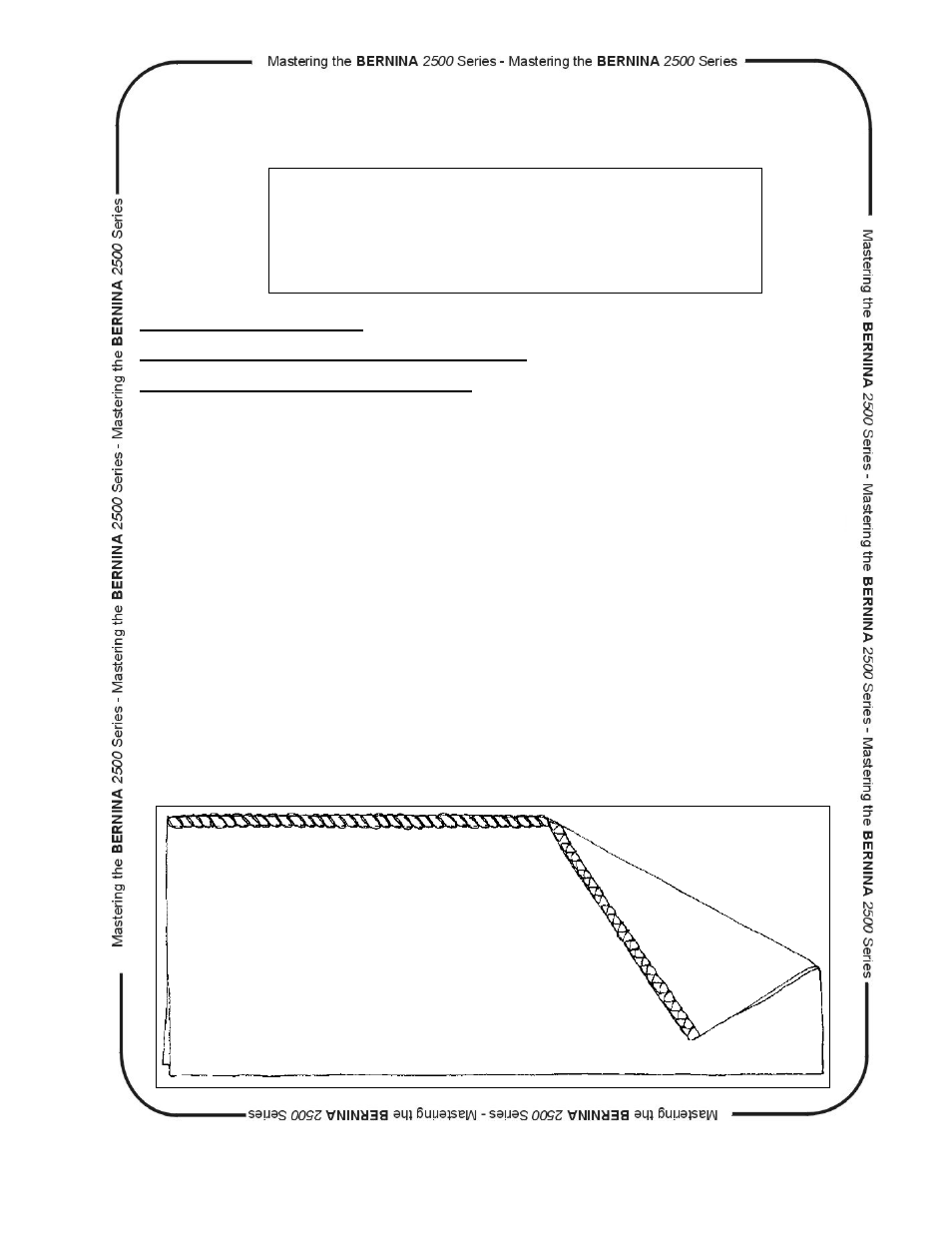 Thread narrow seam | Bernina dcet 2500 User Manual | Page 49 / 91