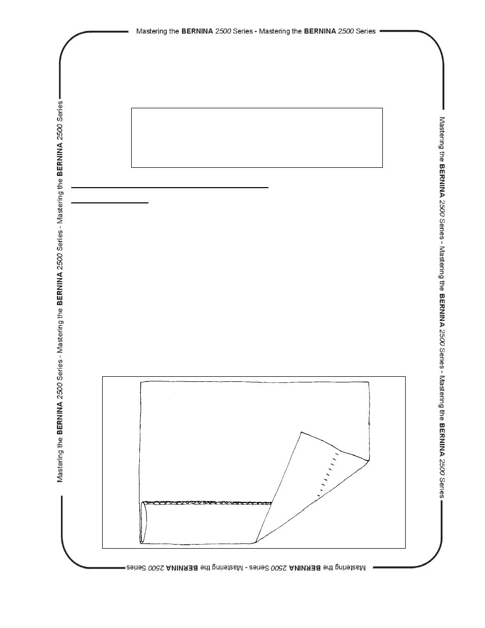 Hand picked or drapery blind hem, Blind stitch foot | Bernina dcet 2500 User Manual | Page 52 / 91