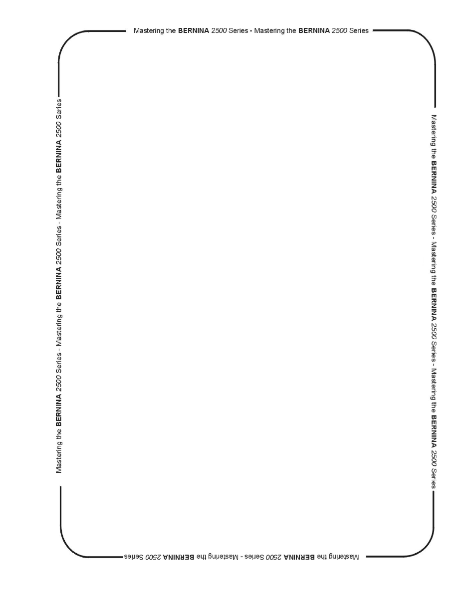 Thread applications, Wish list | Bernina dcet 2500 User Manual | Page 60 / 91