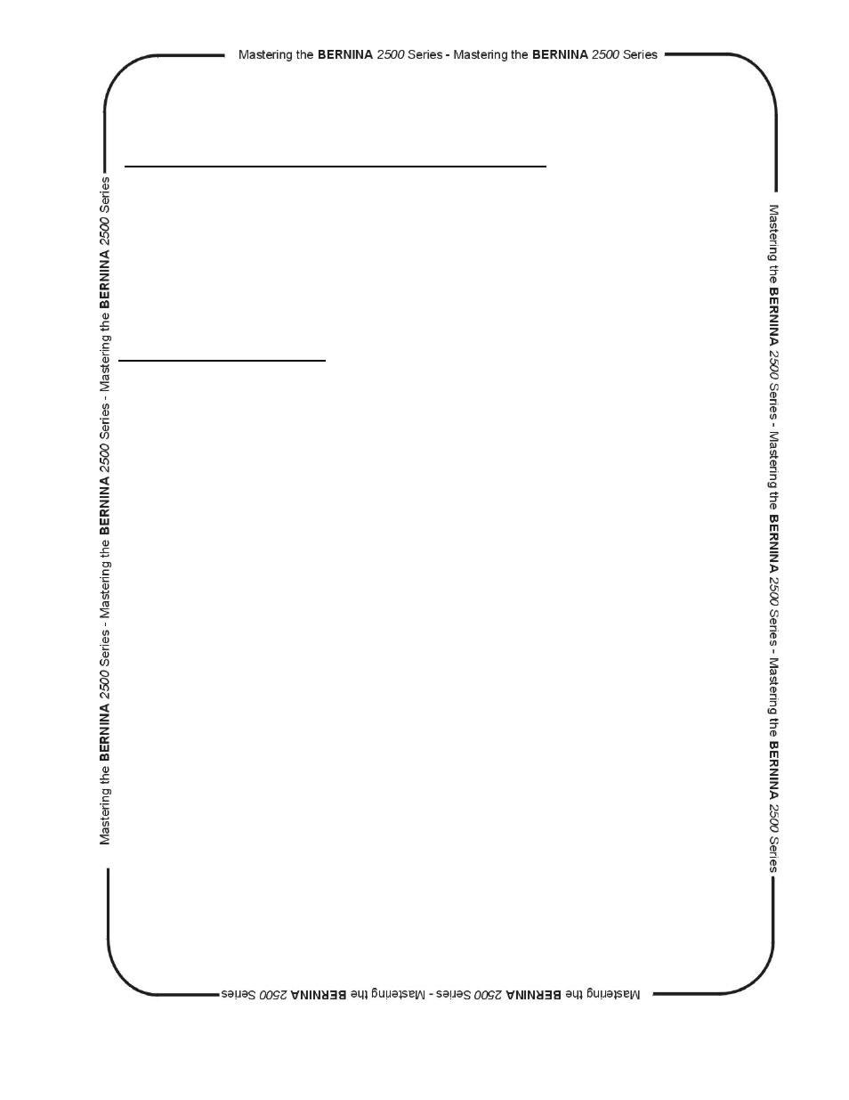 Section d – let’s experiment | Bernina dcet 2500 User Manual | Page 61 / 91