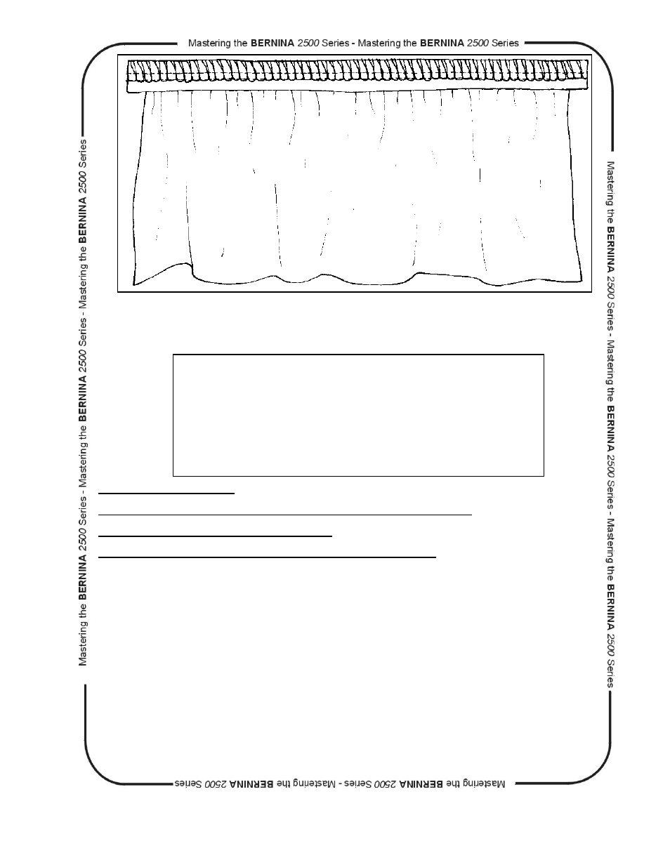 Attaching elastic with the super stretch stitch, Attach the elasticator foot | Bernina dcet 2500 User Manual | Page 64 / 91