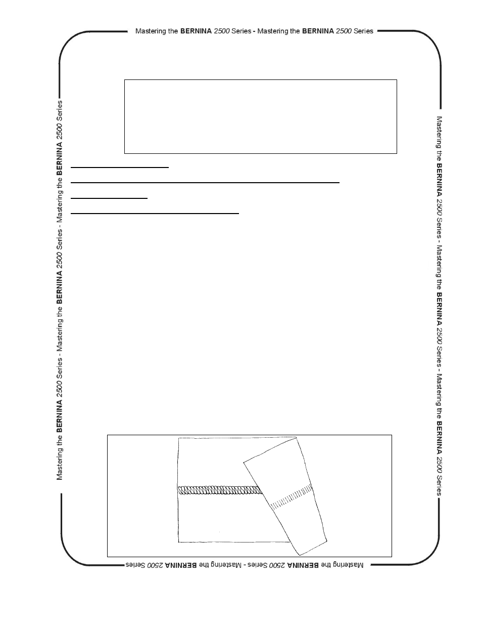 Thread flatlock | Bernina dcet 2500 User Manual | Page 65 / 91