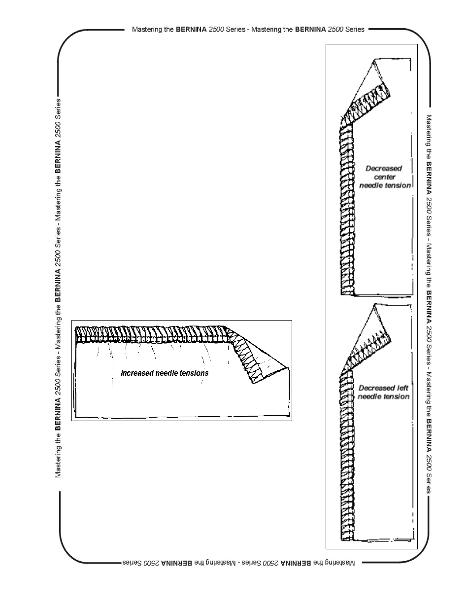 Center needle, Both needles | Bernina dcet 2500 User Manual | Page 8 / 91