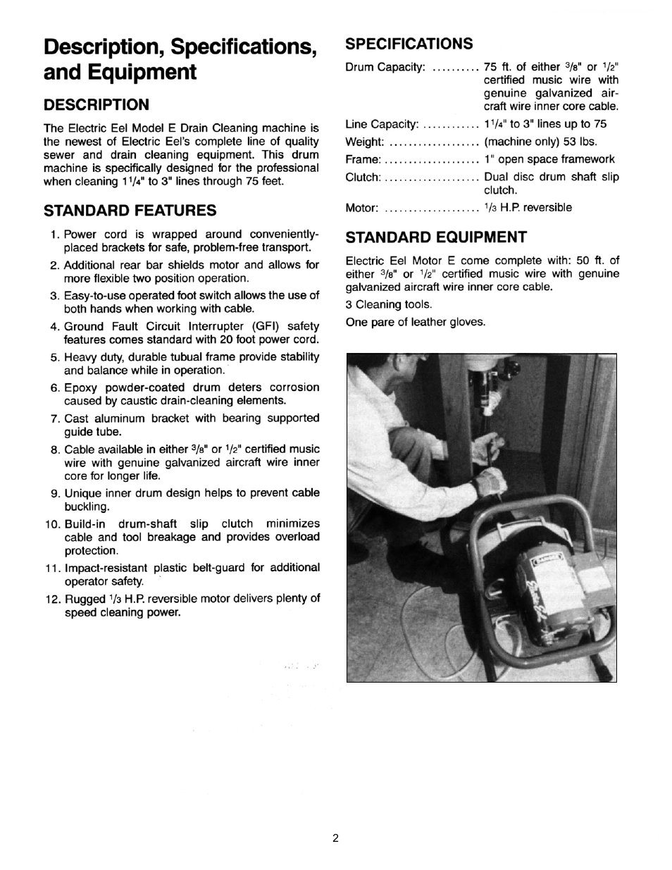 Electric Eel E-AF User Manual | Page 2 / 8