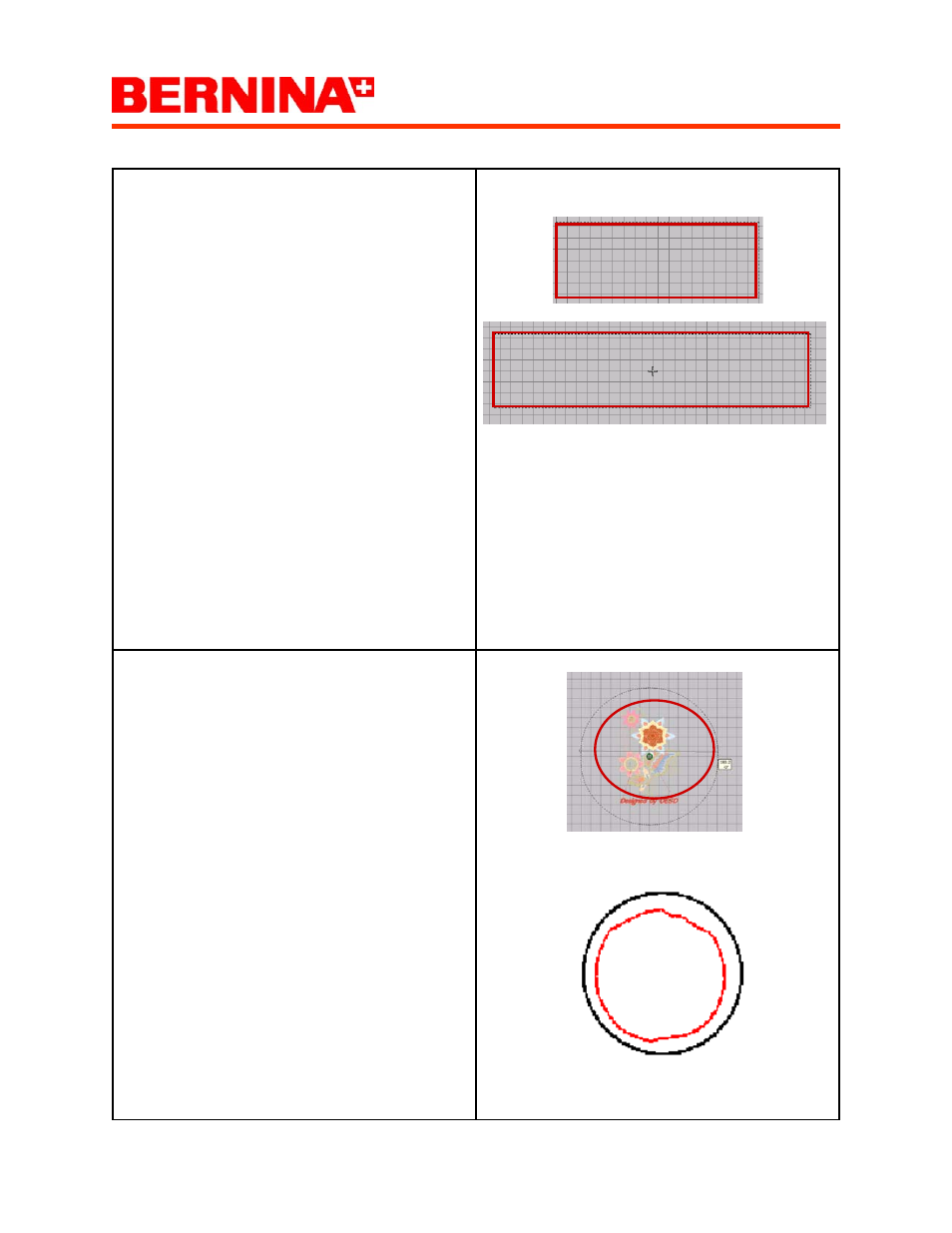 Happy voyager, Create hoops in bernina embroidery softwarev5 05 | Bernina Happy Voyager User Manual | Page 16 / 78