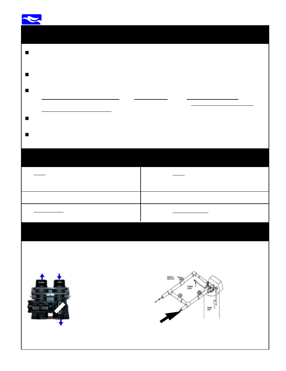 Start-up procedure for all units, Step 1: fill the tank with water - slowly, Step 1-a: partially open inlet side only | Environmental Water Systems TT 1054 TWIN TANK User Manual | Page 5 / 18