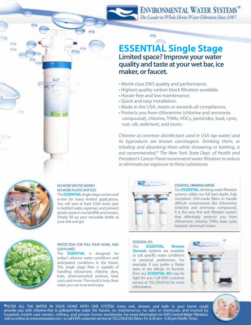 Essential single stage | Environmental Water Systems SS-1.0 User Manual | Page 2 / 12