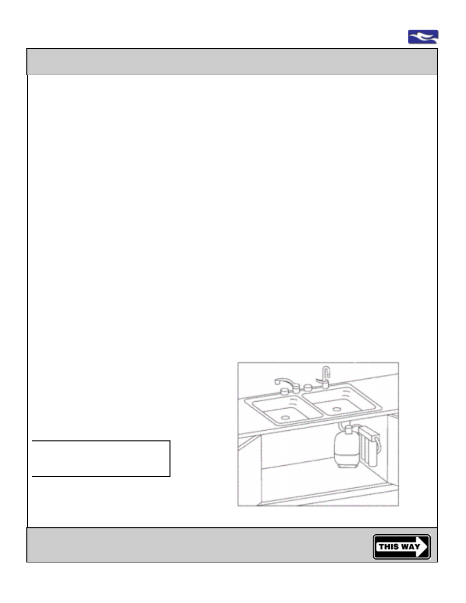 Placement or locating the reverse osmosis system, Go to the placement or locating the storage tank, Ews, inc. / environmental water systems 4.2-10 | Environmental Water Systems RU Series User Manual | Page 10 / 40