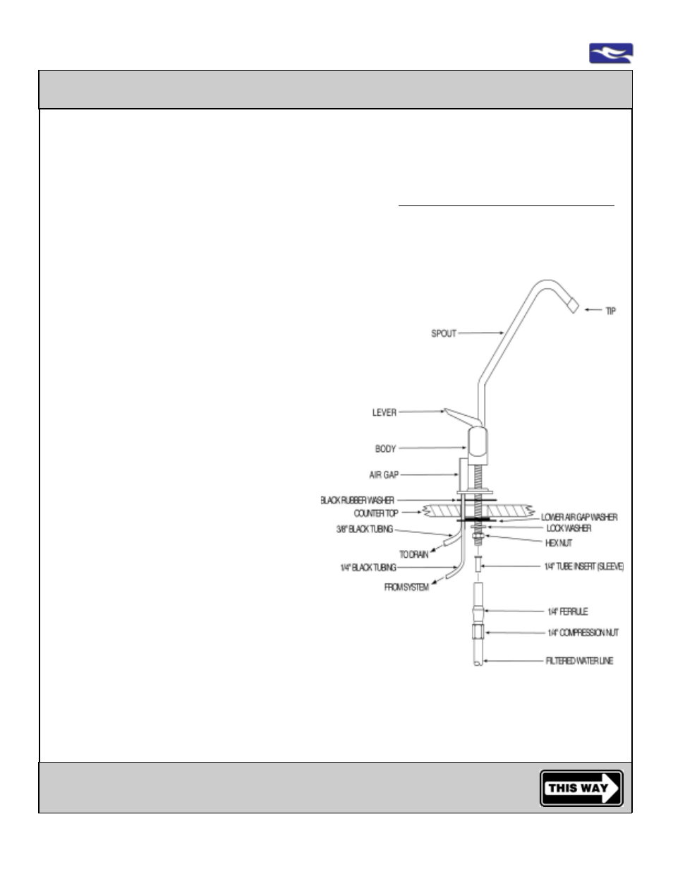 Go to the inlet supply water connection, Ews, inc. / environmental water systems 4.2-6 | Environmental Water Systems RU Series User Manual | Page 6 / 40