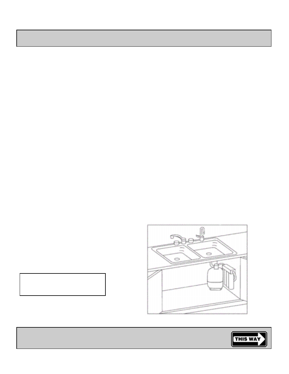 Placement or locating the reverse osmosis system, Go to the placement or locating the storage tank | Environmental Water Systems 5 Stage Reverse Osmosis Systems User Manual | Page 10 / 36