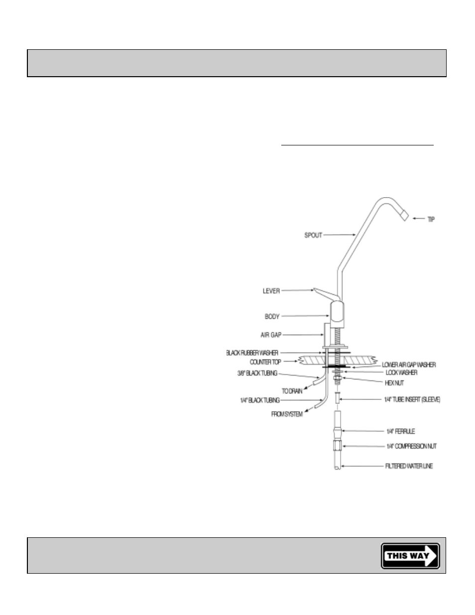 Go to the inlet supply water connection | Environmental Water Systems 5 Stage Reverse Osmosis Systems User Manual | Page 6 / 36