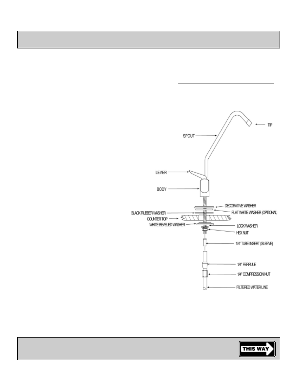 Go to the inlet supply water connection | Environmental Water Systems 5 Stage Reverse Osmosis Systems User Manual | Page 7 / 36