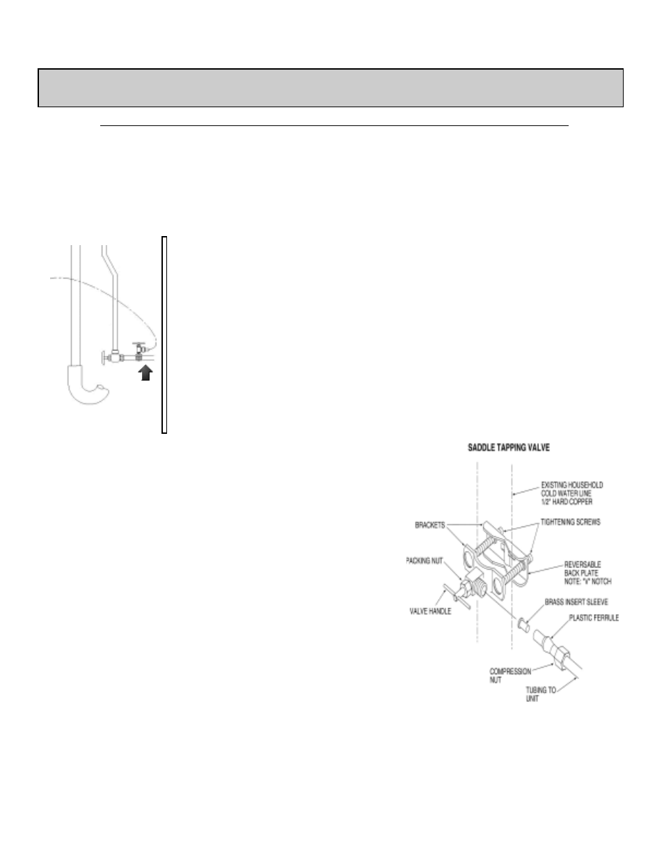 Basic inlet supply water connection | Environmental Water Systems 5 Stage Reverse Osmosis Systems User Manual | Page 8 / 36