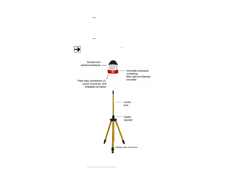 Tripod mount, Additional pre-installation tasks, Installation tasks | ETS-Lindgren 4340 CCTV Systems User Manual | Page 39 / 65