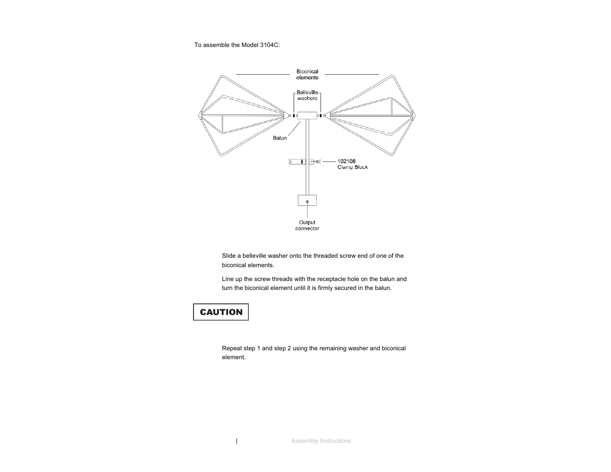 ETS-Lindgren 3104C Biconical Antenna User Manual | Page 16 / 33