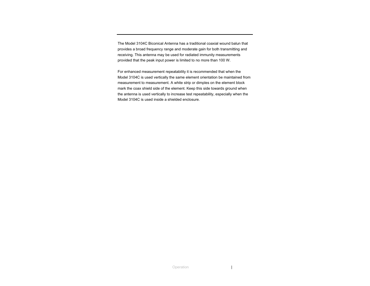 ETS-Lindgren 3104C Biconical Antenna User Manual | Page 23 / 33