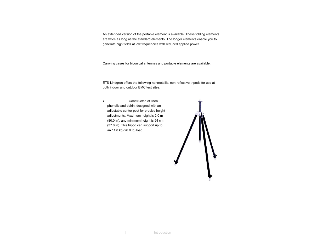 ETS-Lindgren 3104C Biconical Antenna User Manual | Page 8 / 33