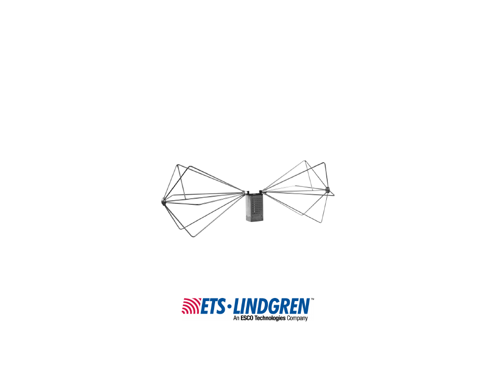 ETS-Lindgren 3109 Biconical Antenna User Manual | 39 pages