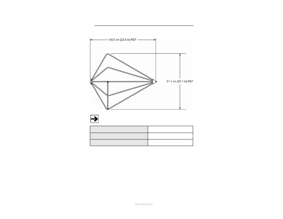 Physical specifications, Model 3109 | ETS-Lindgren 3109 Biconical Antenna User Manual | Page 14 / 39