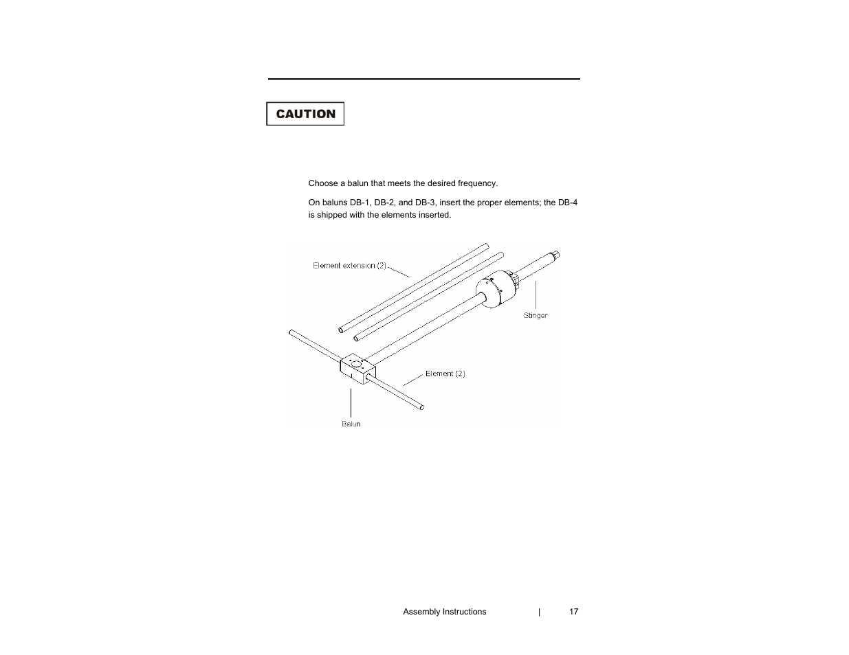 0 assembly instructions | ETS-Lindgren 3121D Dipole User Manual | Page 17 / 39