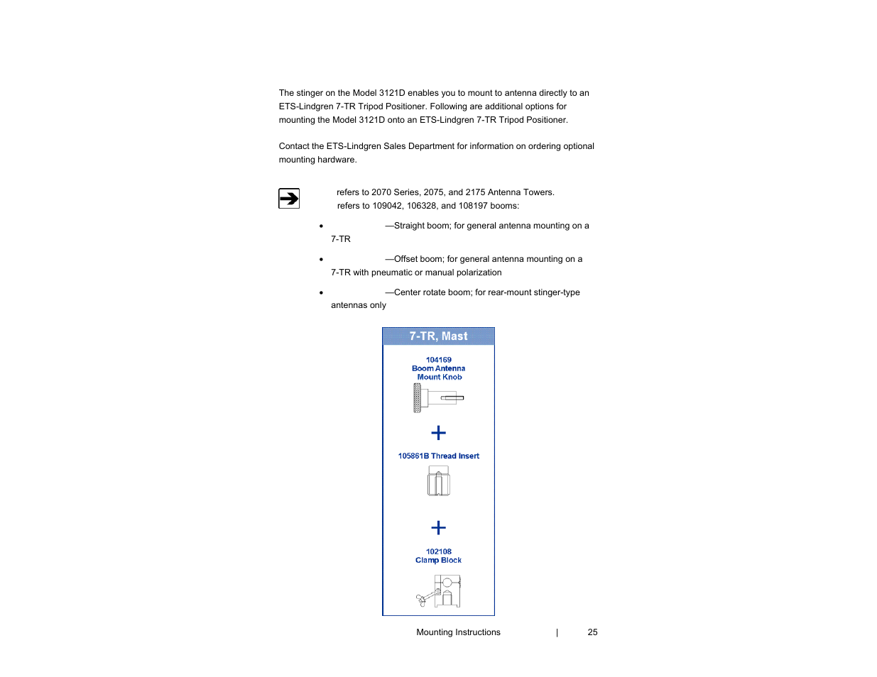 ETS-Lindgren 3121D Dipole User Manual | Page 25 / 39