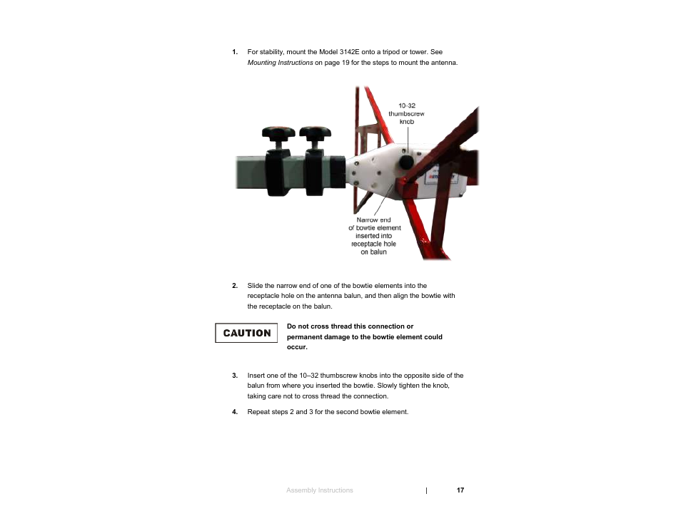ETS-Lindgren 3142E BiConiLog Antenna User Manual | Page 17 / 43