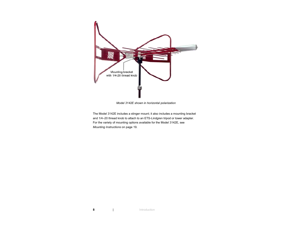 ETS-Lindgren 3142E BiConiLog Antenna User Manual | Page 8 / 43