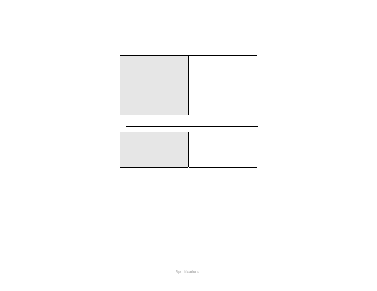 Electrical specifications, Physical specifications, 0 specifications | ETS-Lindgren 3144 Log Periodic Dipole Array User Manual | Page 13 / 27