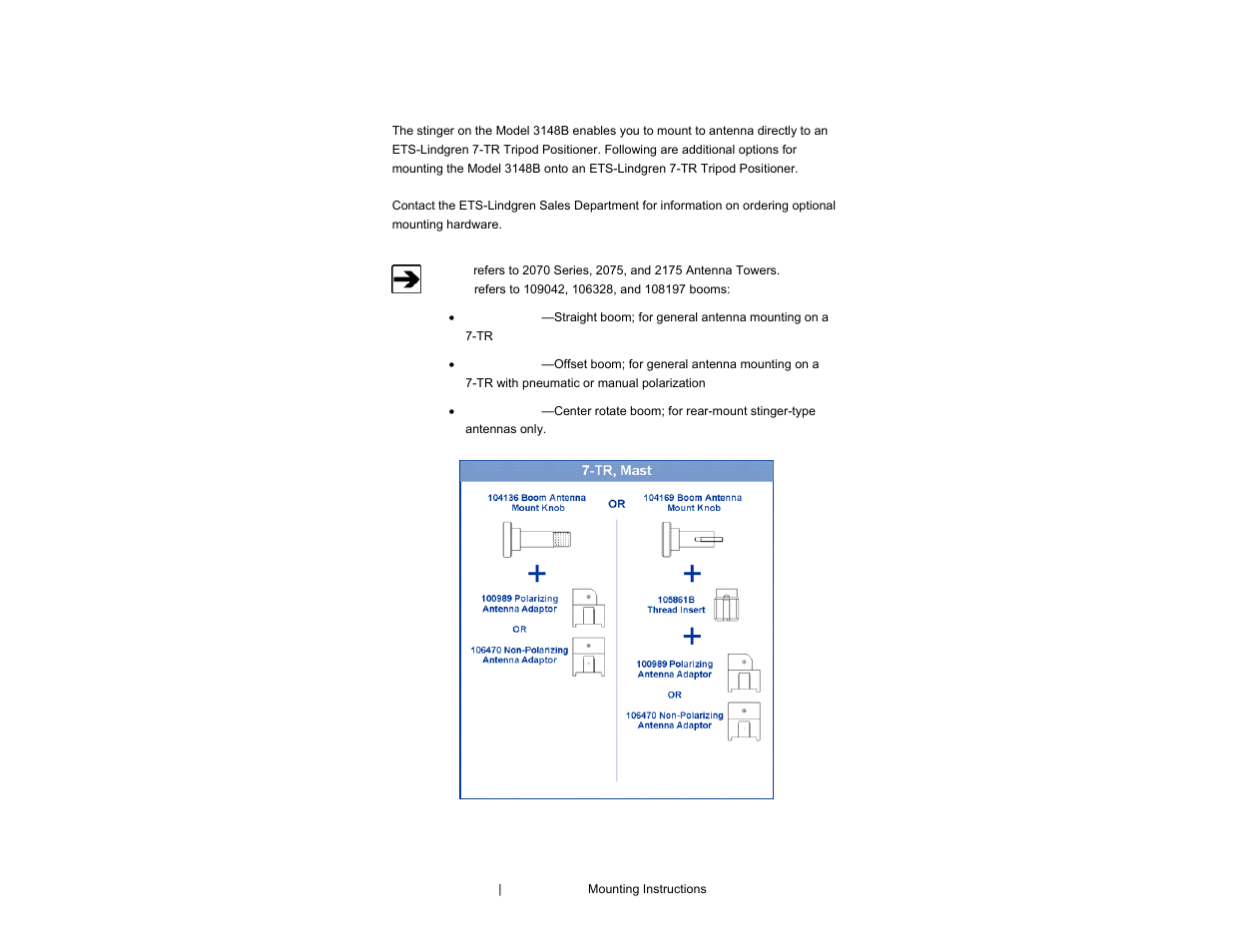 ETS-Lindgren 3148B Log Periodic Dipole Array User Manual | Page 20 / 41