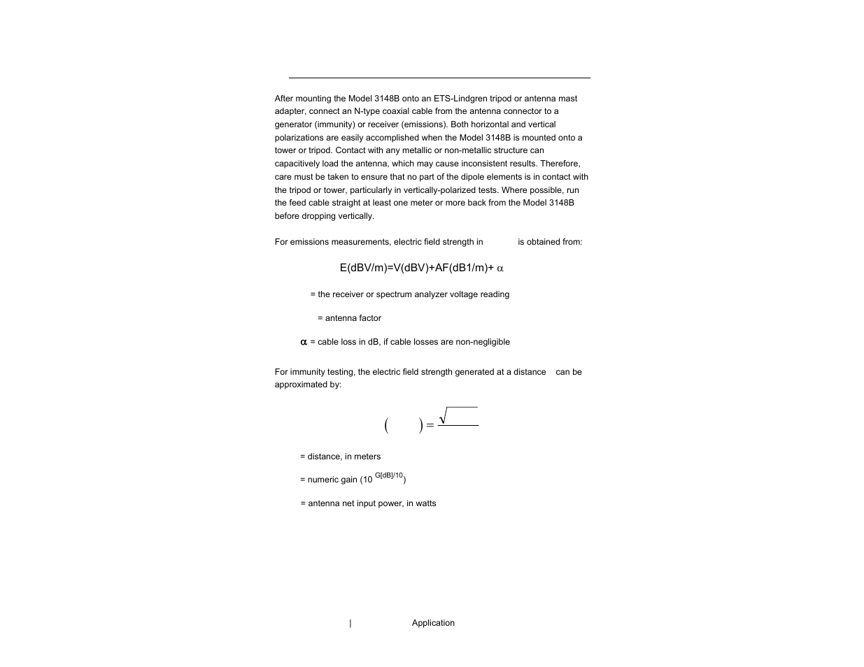 ETS-Lindgren 3148B Log Periodic Dipole Array User Manual | Page 24 / 41
