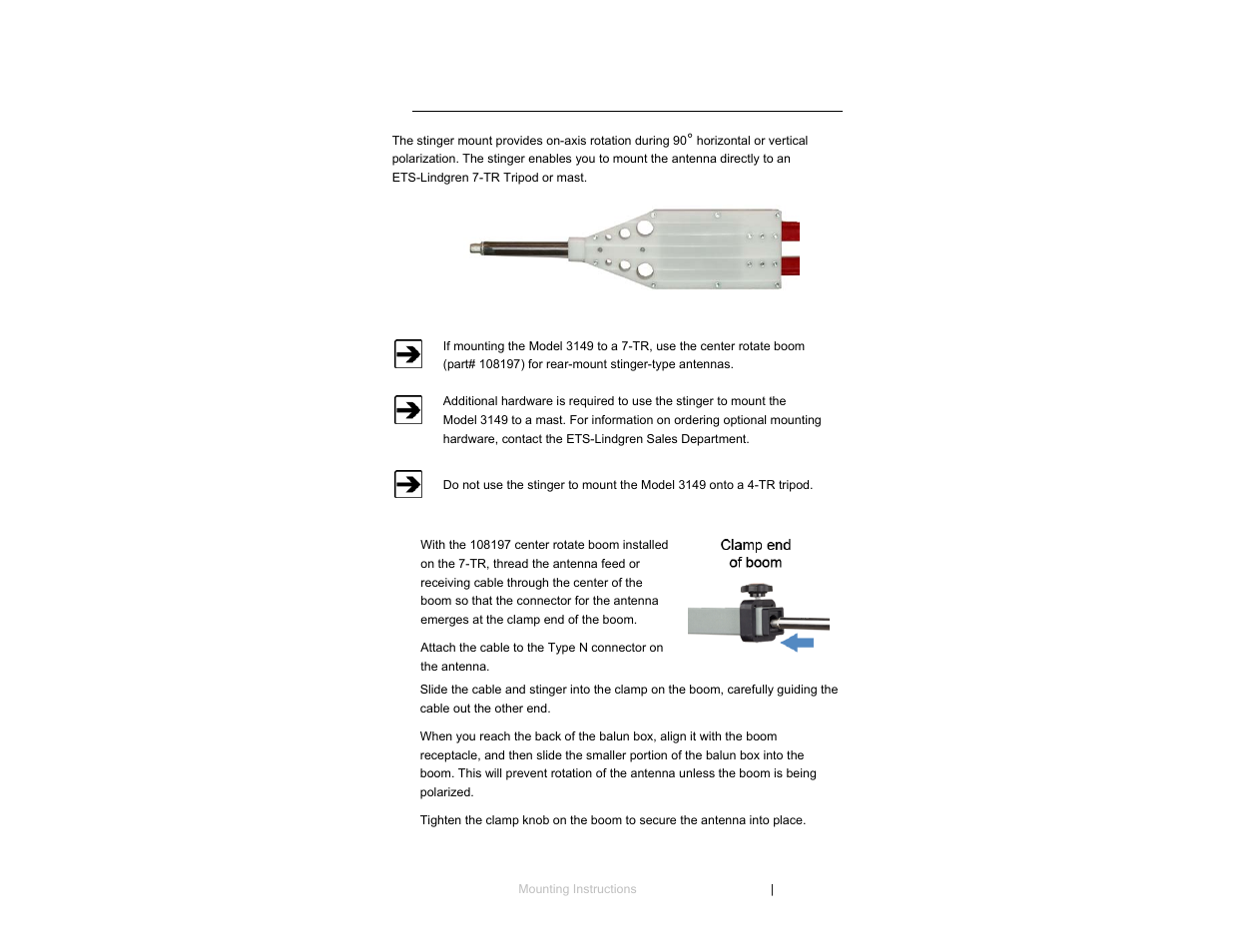 ETS-Lindgren 3149 Hybrid Log Periodic and Bowtie (BiConiLog) User Manual | Page 19 / 33